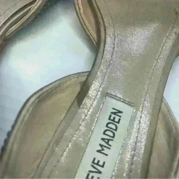 Steve Madden Vamp D'Orsay Rhinestone studded flat  Size 7.5 - Picture 3 of 8